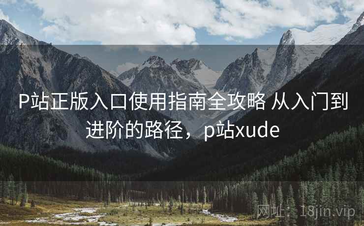 P站正版入口使用指南全攻略 从入门到进阶的路径，p站xude