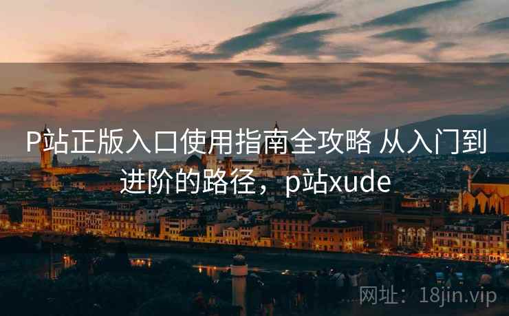 P站正版入口使用指南全攻略 从入门到进阶的路径，p站xude