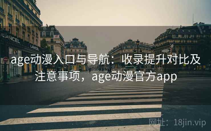age动漫入口与导航：收录提升对比及注意事项，age动漫官方app