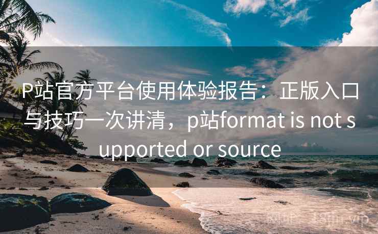 P站官方平台使用体验报告：正版入口与技巧一次讲清，p站format is not supported or source