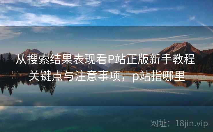 从搜索结果表现看P站正版新手教程 关键点与注意事项，p站指哪里