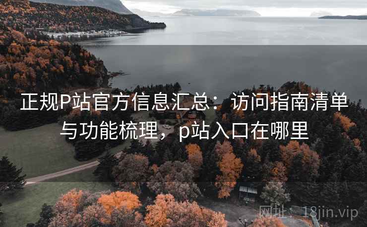 正规P站官方信息汇总：访问指南清单与功能梳理，p站入口在哪里