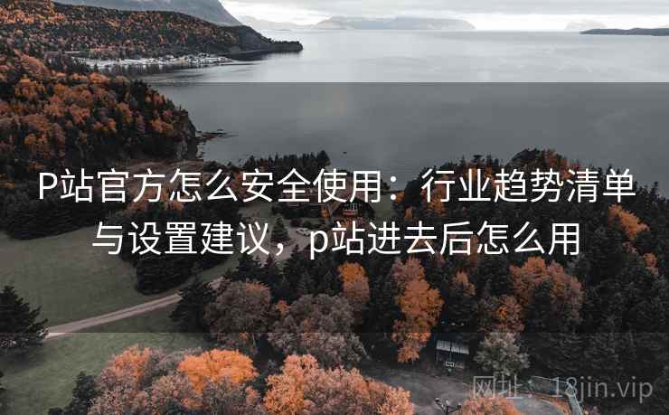 P站官方怎么安全使用：行业趋势清单与设置建议，p站进去后怎么用