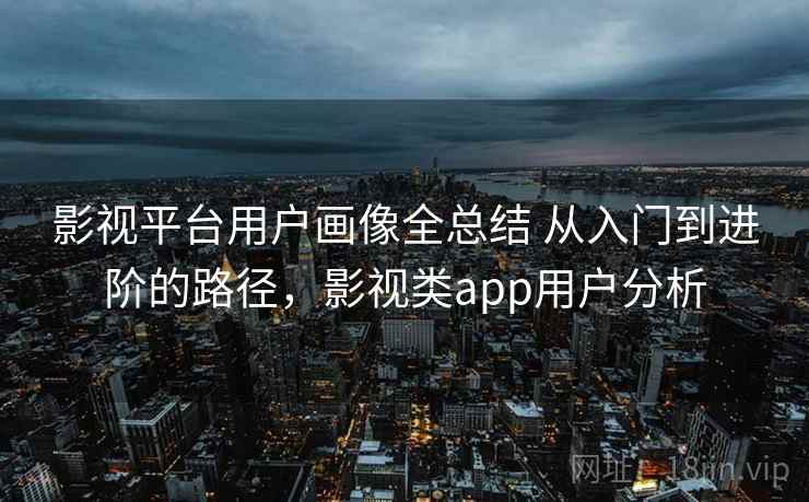 影视平台用户画像全总结 从入门到进阶的路径，影视类app用户分析
