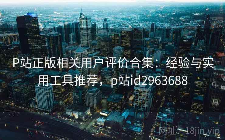 P站正版相关用户评价合集：经验与实用工具推荐，p站id2963688