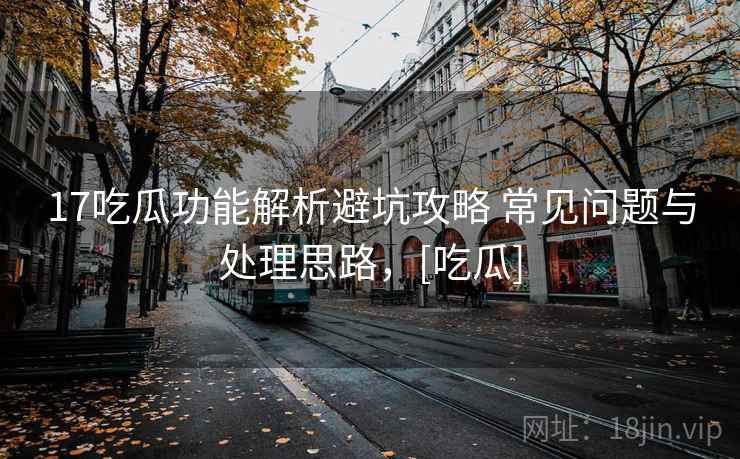 17吃瓜功能解析避坑攻略 常见问题与处理思路，[吃瓜]