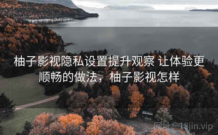 柚子影视隐私设置提升观察 让体验更顺畅的做法，柚子影视怎样