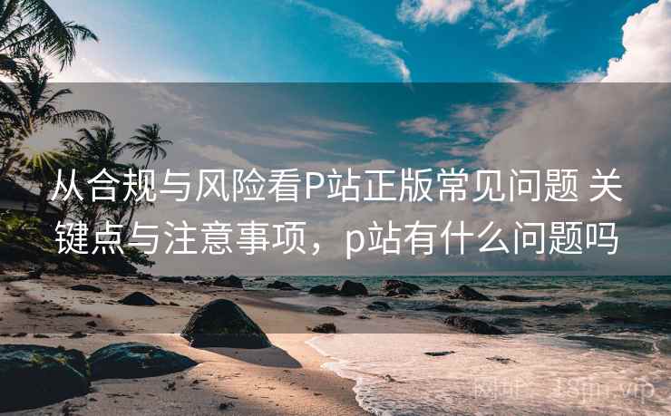 从合规与风险看P站正版常见问题 关键点与注意事项，p站有什么问题吗